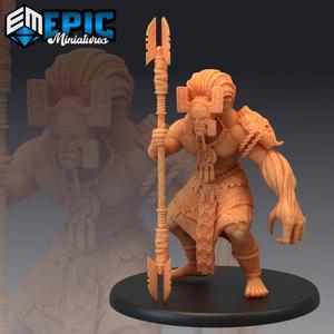 Giant Temple Guard / Aztec Warrior / Woodland Shrine Guardian / Jungle Encounter