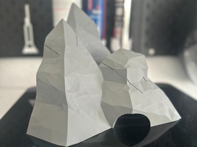 Fish Tank Mountain in the corner