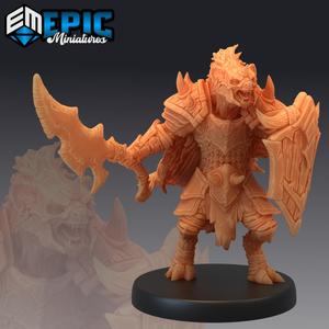 Gnoll Tribe Sword & Shield Warrior / Hyena Hybrid / Classic Creature