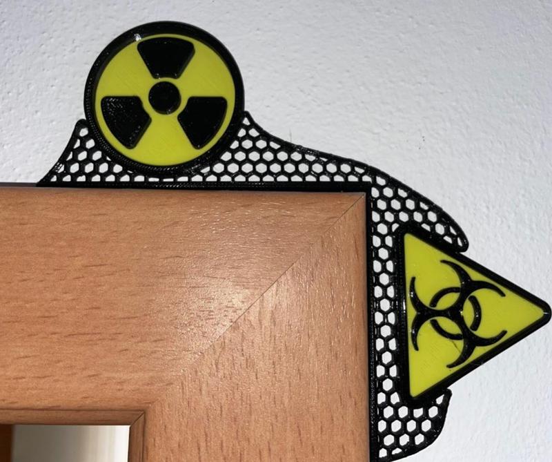 Door corner - hazard