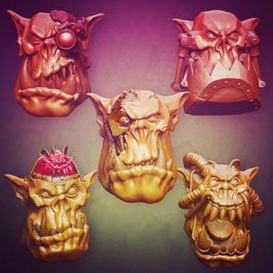 MrModulork's Bionik Orc Heads - Set A