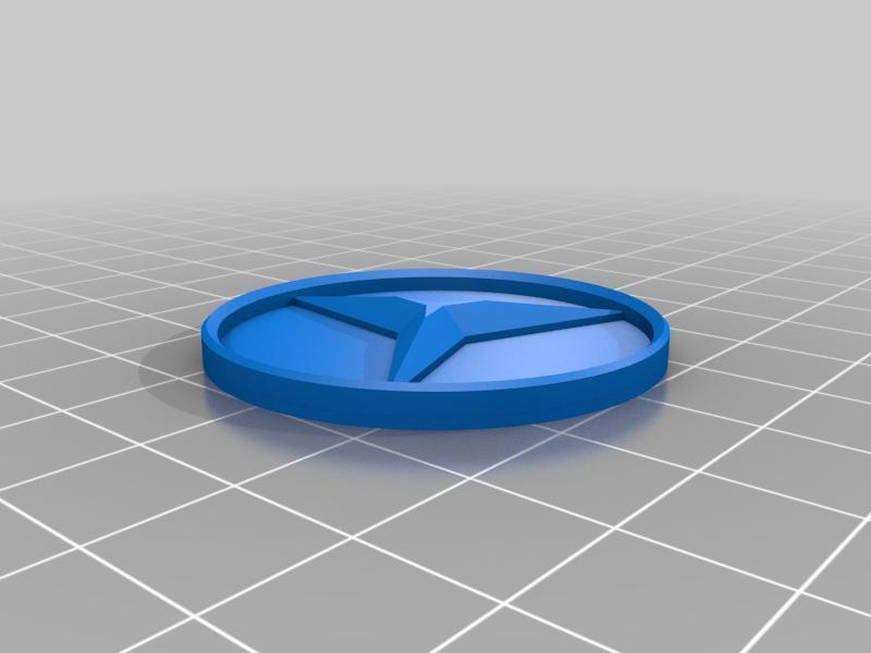 Mercedes AMG GT3 wheel logo 