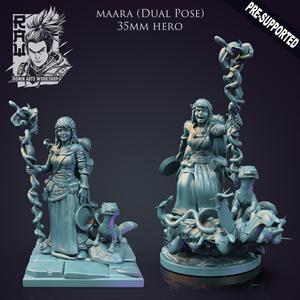 Maara The Druid -  Idle and Action Pose