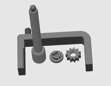 Table clamp for Holding Banner