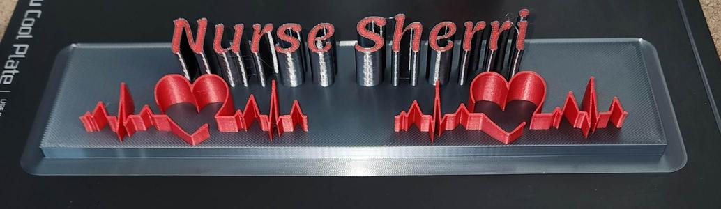 Nurse Desk Name Plate