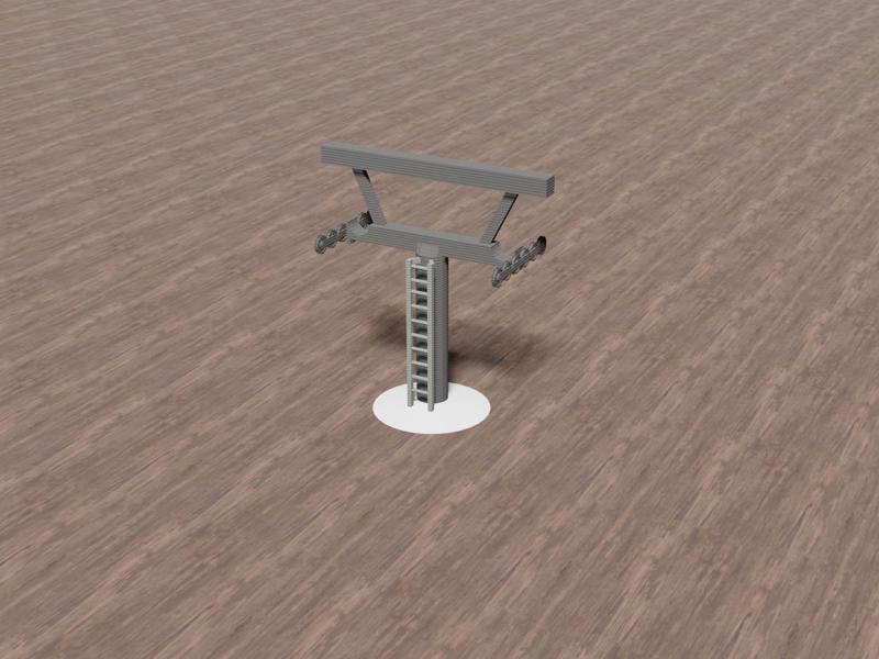 ski lift cable holders