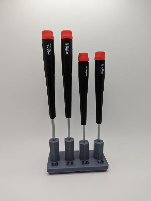 Gridfinity Wiha Ball Hex Screwdrivers 26491 4-Piece