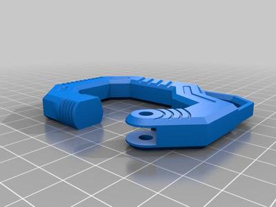 Downsized color sorted Carabiner pieces