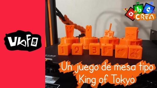 Unfo a boardgame based on King of Tokyo