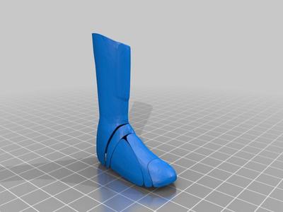 	Cosplay Armored Boots