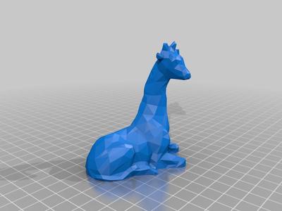 Low Poly Giraffe