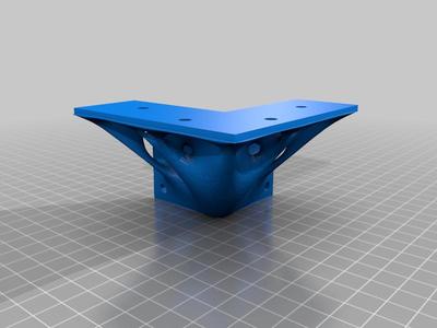 Topology Optimized corner bracket 