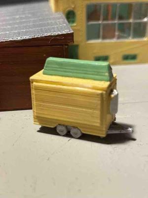 Food trailer 3 - closed (z-scale)