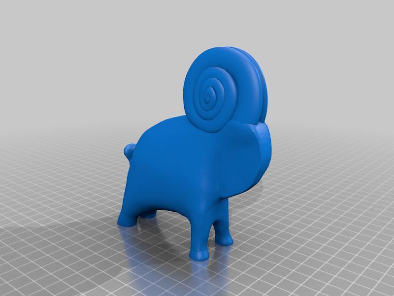 Fantasy Mountain Goat