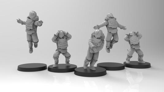 Lunar Auxilia Slave Sorcerers - Presupported