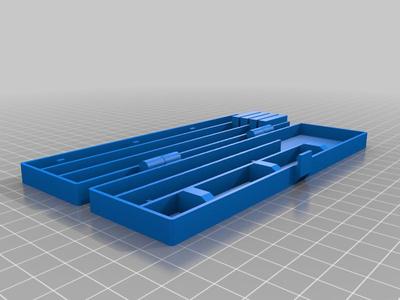 Tray for two Hobby Knives and blades