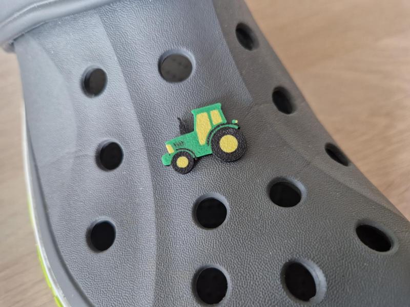 Tractor Croc Charm
