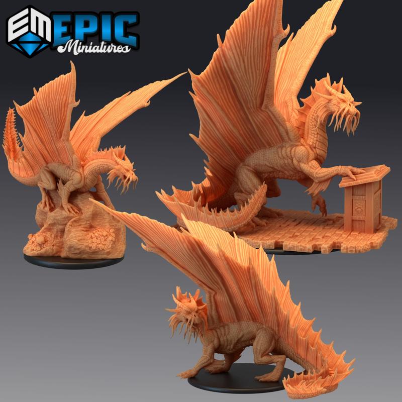 Gold Dragon Set / Legendary Drake / Winged Mountain Encounter / Magical Beast