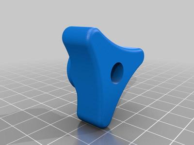 Knob with nut insert