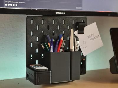 Skadis holder for Monitorholder