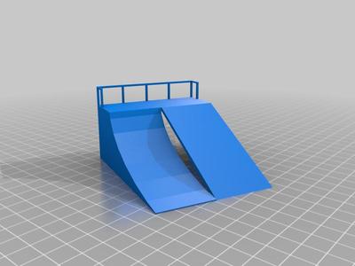 Tech Deck Quarter Pipe and Ramp