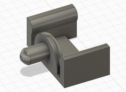 Old window cross bar clip