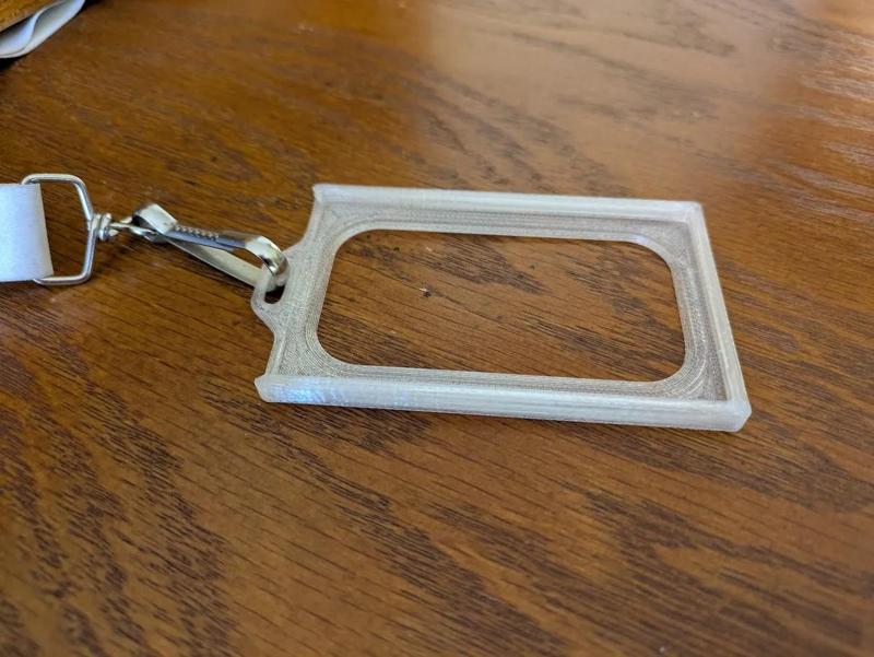 Lanyard Double ID Card Holder   