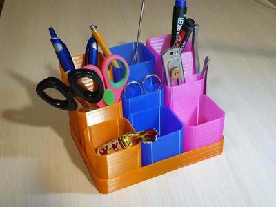 Modular pen holder (vase mode)