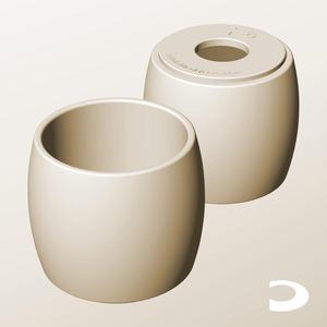 CR96-100-P Pierced Modular Stacking Storage Box Bin Container Planter Lamp Shade | Printable Objects - Infinite Containers | stl file for 3d printing