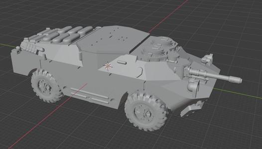 Intergalactic Guards Motor Rifle Division - BRDM-2-9m14 Sagger Sentinel