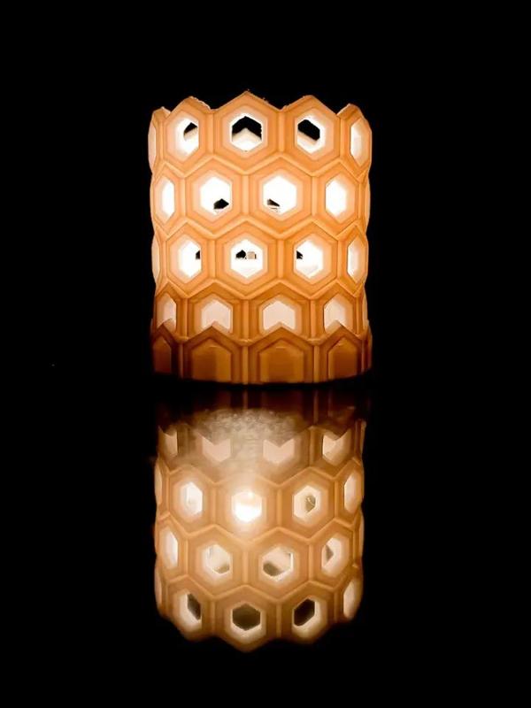 Hexagon Candle Holder   