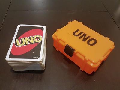 Rugged box for UNO game card