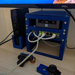Mini rack TPlink TL-SG1005P mount