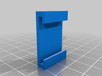Led strip wall mount