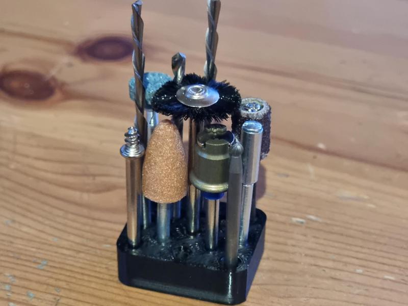 Dremel bits holder