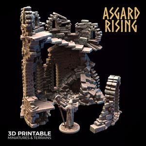 Ruined Tower /Terrain/ /Pre-supported/