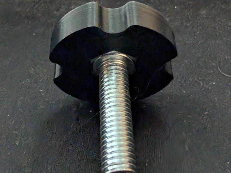 attachable star handle for M8 hex screw