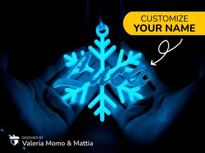 Christmas Decoration (#2) Your Name, Snowflake