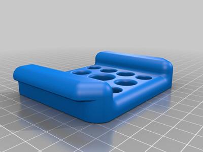Holey EGO battery holder mount