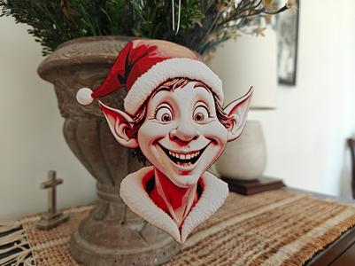 Merry Elf Ornament