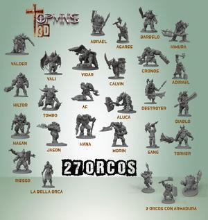 ORCOS PARA  JUEGOS DE ROL