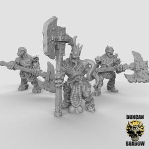 Plague Demons with Great Axes (pre supported)