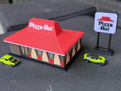 1:64 Classic Pizza Hut Diorama