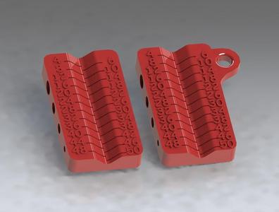 Mini Metric Screw Gauge,M2-M5,4mm-50mm