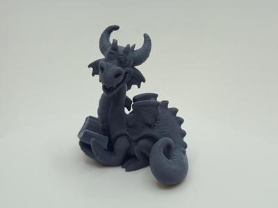 Reading Dragon with Book – Dragon Table Decoration