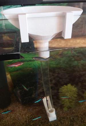 Funnel for the aquarium