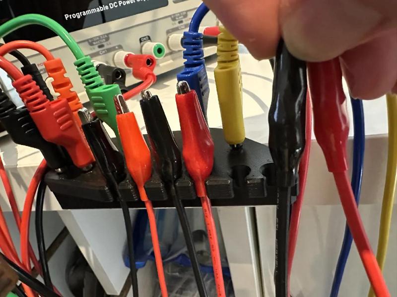 Banana Plug & Cable Holder   