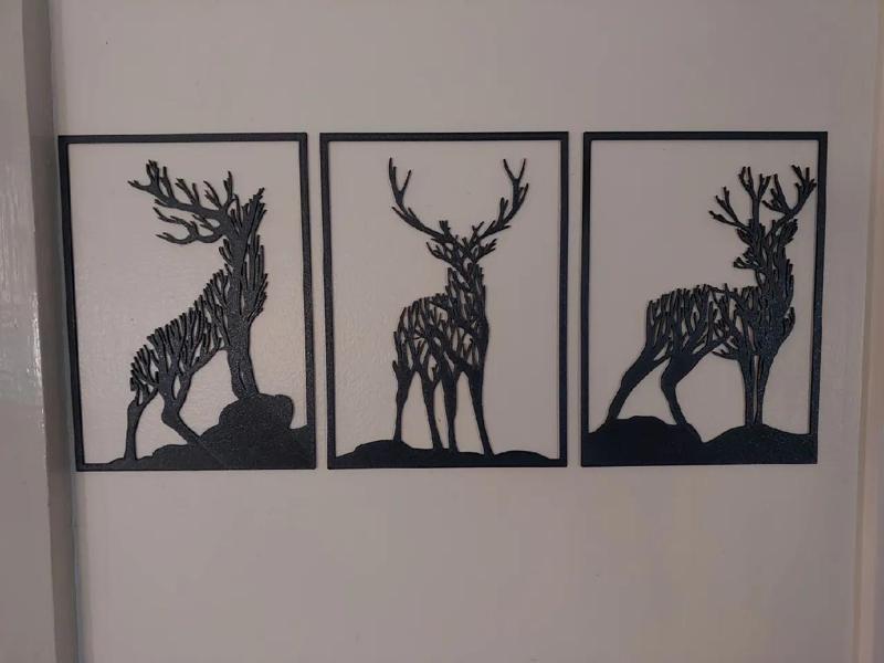 Deer wall art   