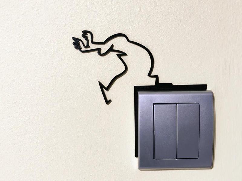 Funny Light Switch Gadget – La Linea Balum 24   