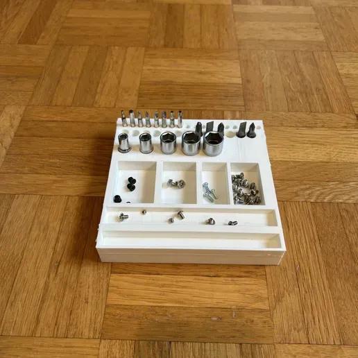 Boîte de rangement pour vis   